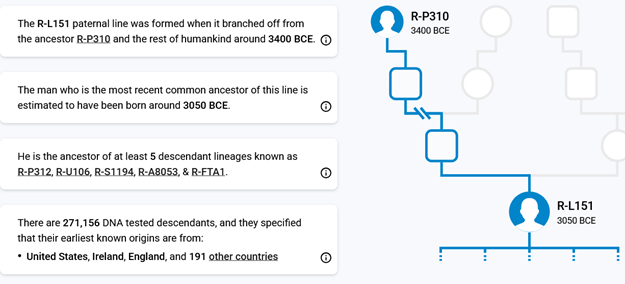 DNA timeline
