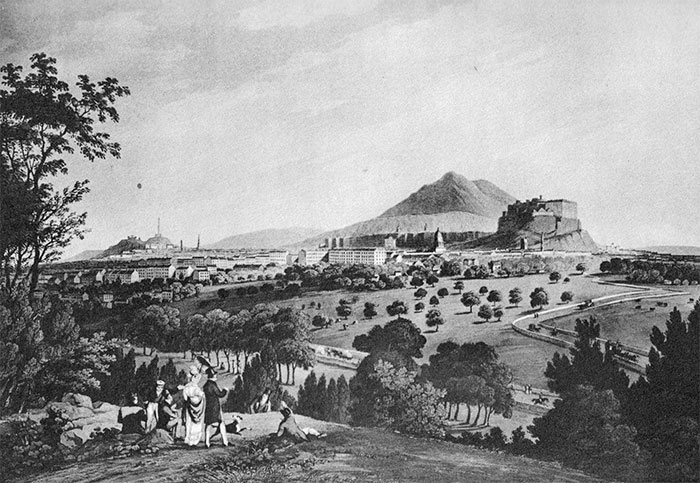 View of Edinburgh from Corstorphine Hill, 1824